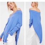 Free People  We The Free Grapevine Long Sleeve Tunic in the color Sky Blue  XS Photo 1