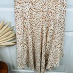 Wishlist Women's Cream Floral Handkerchief Midi Dress Multicolor Size M Photo 9