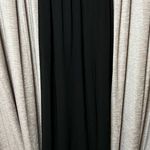 Forever 21  Black High Neck Spaghetti Strap Maxi Dress with Leg Slit Size Medium Photo 4