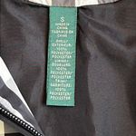 Ralph Lauren Lauren Women Black & White Check Windbreaker Jacket. Size Small Photo 3