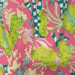 Lilly Pulitzer Vintage Pink and Green A-Line Skirt with zipper in back Photo 2