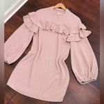 Saylor  Dusty Pink Queenie Knit Dress Size Size Large Photo 0
