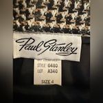 Vintage Paul Stanley Tweed High Waist Pencil Skirt ( Size 4) Black Photo 1