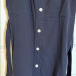 Everlane  The Cotton Weave Picnic Dress in Navy Blue Photo 4