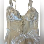 Oh Polly •  Yildiz mini dress cream tan size 10 Photo 3