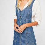 Free People Pearl Denim Jumper Photo 0