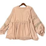 Indigo Soul Babydoll Top Shirt Women 2XL Pink Swiss Dot Summer Fairy Earthy Boho Size undefined Photo 11