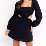 Arula NEW Black Open Back Cut Out Sides Mini Dress Their Size B Plus Size 18/20 Photo 0