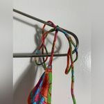 Frankies Bikinis, silk, spandex blend, tie spaghetti strap, midi slip dress L Pink Size L Photo 3