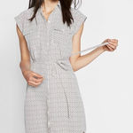 EXPRESS ✨HP✨Micro Print Short Sleeve Pocket Dress✨ Photo 0