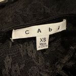 CAbi Black Lace Overlay Tank Date Night Sleeveless Stretchy Tunic Top XS 942 Photo 5