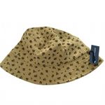 Melrose and Market  Corduroy Bucket Hat Yellow Mustard Floral NWT Photo 1