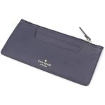 Kate Spade  Hyde Lane Gingham Michele Zip Around Wallet in Navy White, New w/ Tag Photo 5