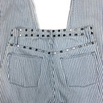 Juicy Couture High Rise White Blue Stripe Girlfriend Jeans with Studded Detail Photo 5