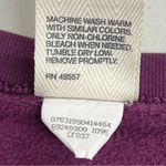 Women’s M Purple Sweater w/Heart sheep Design embroidery distressed comfy Size M Photo 3