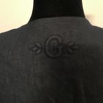 Buttons GIESSWEIN Vintage Denim Embroidered Pewter Fabric Cuffs Jacket NWT Large Photo 5