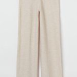 H&M NWT Knit Pants Wide Leg Color - Light beige melange Photo 2