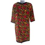 Papell Boutique Papell‎ Boutique Size 10 Black Pearl Rose Chain Midi Dress Photo 3