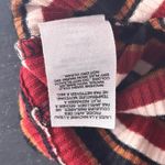 Garage Y2K Henley Shirt Dress XS 90s Retro Indie Slease Grunge Streetwear Ribbed Maroon Photo 7