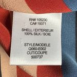 Equipment  Femme Multicolor Striped One Hundred Percent Silk Shirt Size M EUC Photo 4