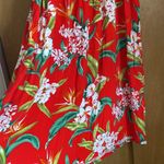 Vintage 90s Hawaiian printed tropical smocked maxi dress, size L/XL Photo 6