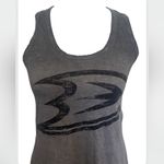 Anaheim DUCKS Touch by Alyssa Milano Gray Graphic Tank Top XS Black Photo 1
