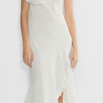 Aritzia White Dress Midi Photo 0