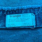 Wrangler 80s acid wash neon teal high rise taper ankle wedgy fit cowgirl jeans Photo 4