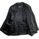90s Vintage New York Classics Black Vintage Leather Jacket Women's Medium Biker Photo 5