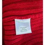 Y2K Preppy Mock Neck Sweater Red/White Black Streetwear Twee Coastal Stripe SZ L Red Size L Photo 3