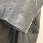The Limited Vintage Y2K 90s Slouchy Oversized Open Black Leather Jacket womens M Photo 5