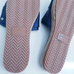 Sam Edelman Lars Slub Navy Espadrille Flat Sandals Photo 5