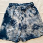 None Tie dye cotton shorts, hi rise, elastic waist and draw string, size‎ Small Photo 0