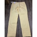 Talbots Jeans NWT 12 Light Soft Pale Yellow Slim Ankle Jeans Photo 4