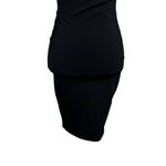 ALEXANDRE VAUTHIER Off Shoulder Midi Dress Women’s Size Medium Black Bodycon Photo 3