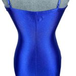 Emerald Sundae Blue Sparkle Fairy Grunge Y2k Asymmetric Faux Wrap Cocktail Dress Juniors S NYE Photo 7