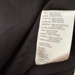 Frame Cotton Snap Closure Black Shirt Dress Photo 12