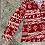 Old Navy  Unisex Fair Isle Pajama Shirt Flannel Long Sleeve NEW Small Photo 3