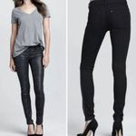 DL1961  Emma 4 Way Stretch Python‎ Print Leggings Black Low Rise NWOT Size 25 Photo 1