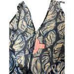 Lilly Pulitzer Dusk High Tide Navy Conch Shell Racerback Sleeveless Jumpsuit M Photo 3