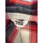 B.B. Dakota Steve Madden Plaid Boxy Shacket Jacket Red Large L Photo 5