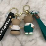 Starbucks 2 PCs of  keychain set Photo 2