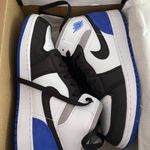 Jordan Air 1 Mid SE White Black Royal (GS) Photo 8