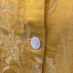 Chico's Women's Yellow Floral Jacket/top silk  brand Photo 2