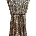 Alice + Olivia  Silk Leopard Print Mini Dress SZ XS Evening Wear Classy Dress Photo 0