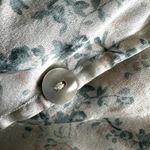 Rebecca Taylor Eberjey x  Silk Pajama Top Button Up Chest Pocket Floral Large Photo 2