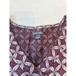 Falls Creek Falls Creek Womans Small Puff Sleeve Geometric Light Weight Short Sleeve Top Photo 1