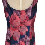 Hutch Luna Dress Gown Maxi Floral Print Tiered Navy Blue Pink Size US 10 Photo 9