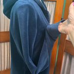 Juicy Couture  Deep Blue Velour Hoodie Photo 6