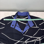 Ming Wang  Navy Blue White Blazer Jacket Sweater Cardigan XL Photo 10